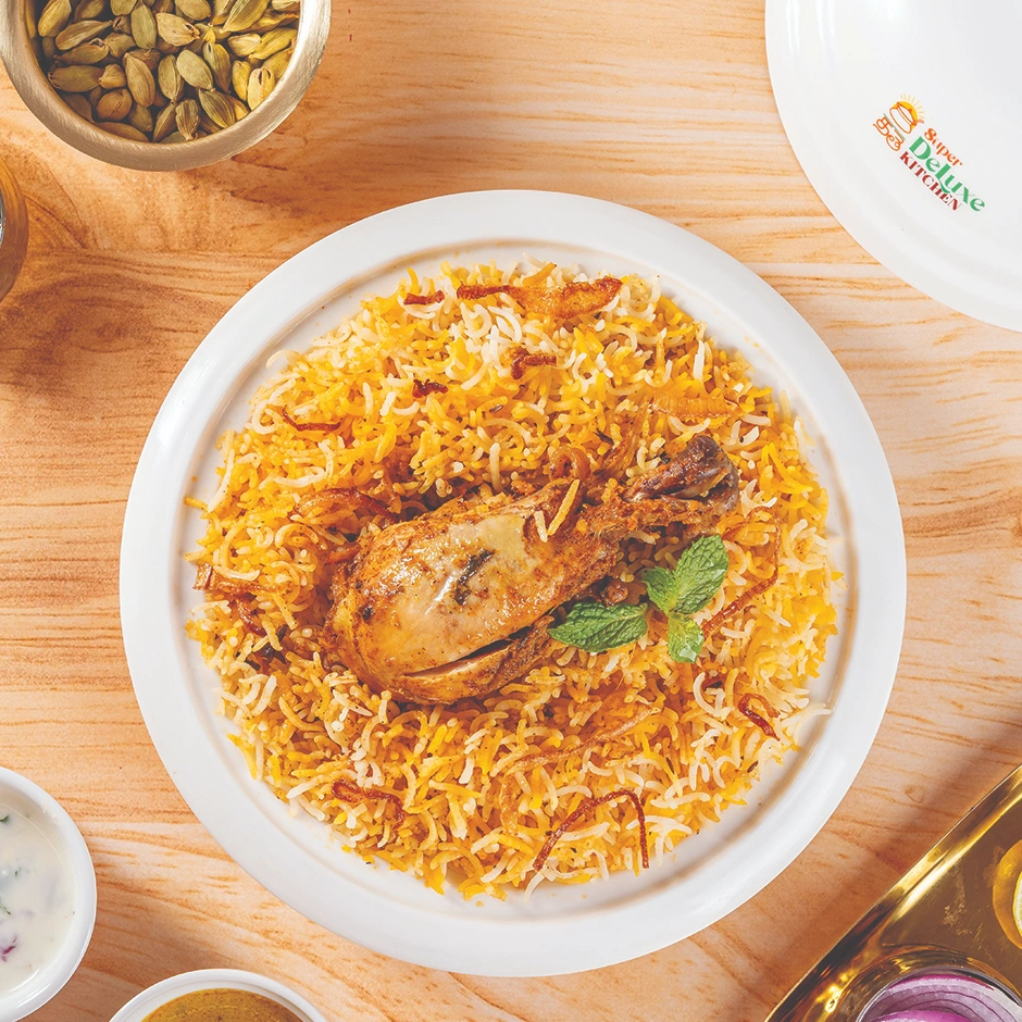 Dum Biryani at Super Deluxe