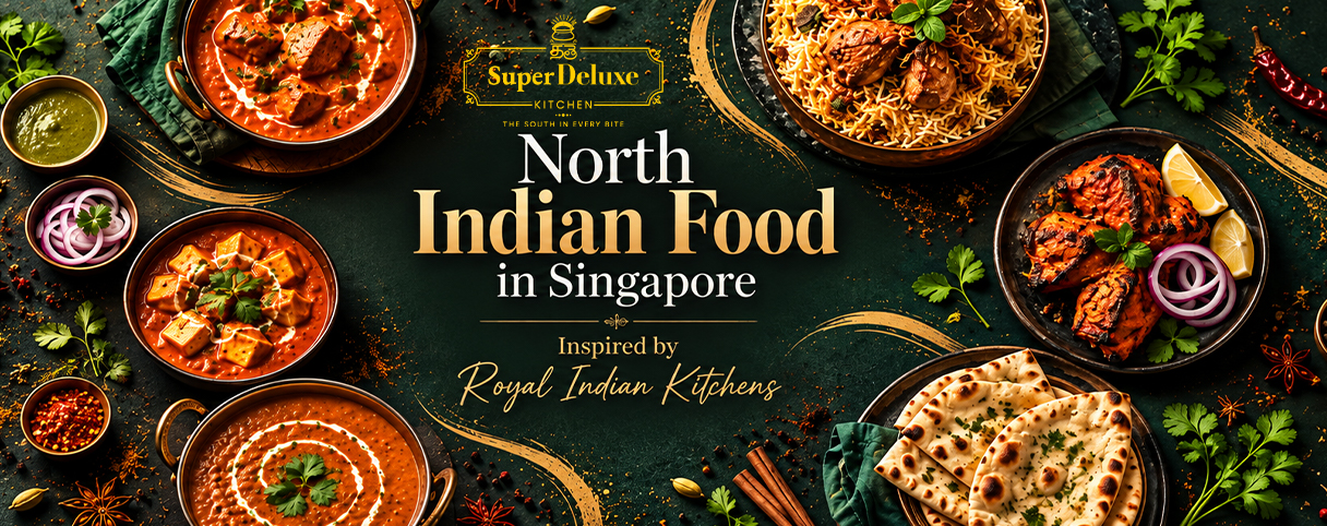 Best Indian Restaurant in Little India with elegant dining area, modern buffet counter, and luxurious interior ambiance.